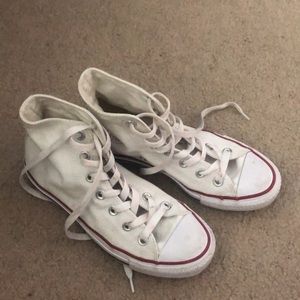 White high top converse